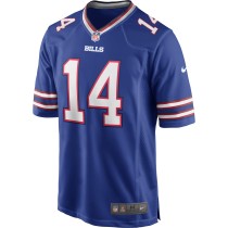 Men's Buffalo Bills Stefon Diggs Number 14 Nike Royal Logo Game Player Jersey