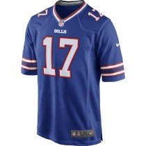 Men's Buffalo Bills Josh Allen Number 17 Nike Royal Game Player Jersey