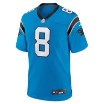 Men's Carolina Panthers Jaycee Horn Number 8 Nike Blue Alternate Game Jersey