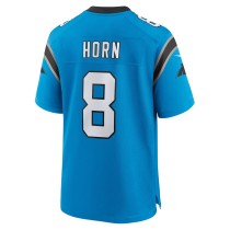 Men's Carolina Panthers Jaycee Horn Number 8 Nike Blue Alternate Game Jersey