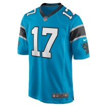 Men's Carolina Panthers Jake Delhomme Number 17 Nike Blue Retired Player Jersey