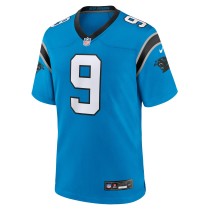 Men's Carolina Panthers Bryce Young Number 9 Nike Blue Alternate Game Jersey