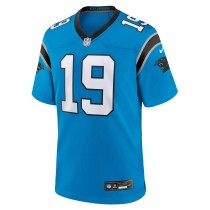 Men's Carolina Panthers Adam Thielen Number 19 Nike Blue Alternate Game Jersey