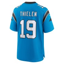 Men's Carolina Panthers Adam Thielen Number 19 Nike Blue Alternate Game Jersey