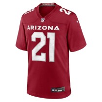 Men's Arizona Cardinals Garrett Williams Number 21 Nike Cardinal Game Jersey