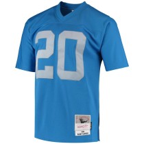 Men's Detroit Lions Barry Sanders Number 20 Mitchell & Ness Blue Legacy Replica Jersey