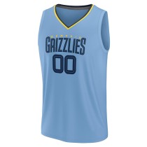 Men's Memphis Grizzlies Fanatics Light Blue Custom Fast Break Custom Jersey