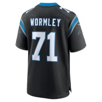 Men's Carolina Panthers Chris Wormley Number 71 Nike Black Game Jersey