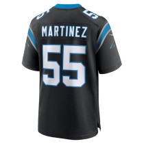 Men's Carolina Panthers Blake Martinez Number 55 Nike Black Game Jersey