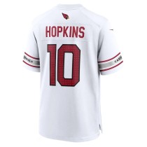 Men's Arizona Cardinals DeAndre Hopkins Number 10 Nike White Game Player Jersey