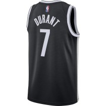 Men Brooklyn Nets Kevin Durant Nike Black Swingman Jersey