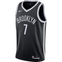 Men Brooklyn Nets Kevin Durant Nike Black Swingman Jersey