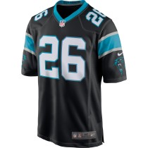 Men's Carolina Panthers Donte Jackson Number 26 Nike Black Game Jersey