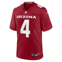 Men's Arizona Cardinals Rondale Moore Number 4 Nike Cardinal Game Player Jersey