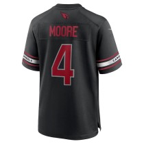 Men's Arizona Cardinals Rondale Moore Number 4 Nike Black Game Jersey