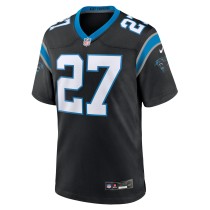 Men's Carolina Panthers Alex Cook Number 27 Nike Black Game Jersey