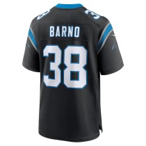 Men's Carolina Panthers Amaré Barno Number 38 Nike Black Game Jersey