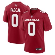 Men's Arizona Cardinals Zach Pascal Number 0 Nike Cardinal Game Player Jersey