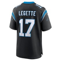 Men's Carolina Panthers Xavier Legette Number17 Nike Black 2024 NFL First Round Pick Game Player Jersey