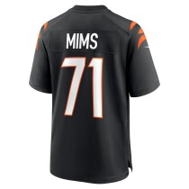 Men's Cincinnati Bengals Amarius Mims Number 71 Nike Black Player Game Jersey