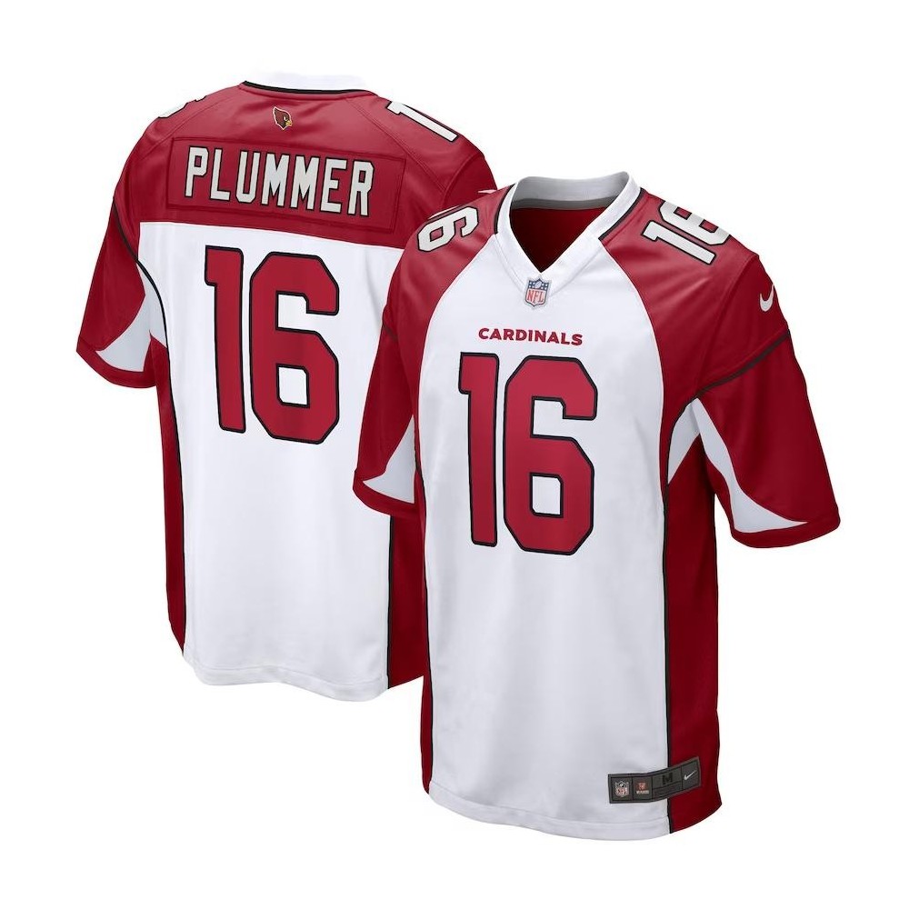 Men's Arizona Cardinals Jake Plummer Number 16 Nike White Retired Player Game Jersey