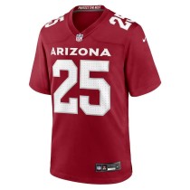 Men's Arizona Cardinals Zaven Collins Number 25 Nike Cardinal Home Game Jersey