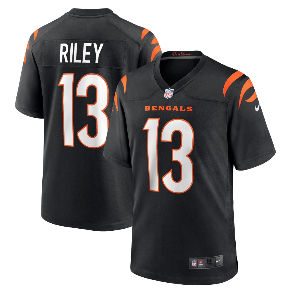 Men's Cincinnati Bengals Ken Riley Number 13 Nike Black Retired Player Game Jersey