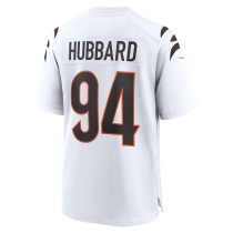 Men's Cincinnati Bengals Sam Hubbard Number 94 Nike White Game Jersey