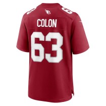 Men's Arizona Cardinals Trystan Colon Number 63 Nike Cardinal Team Game Jersey