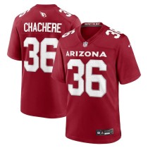 Men's Arizona Cardinals Andre Chachere Number 36 Nike Cardinal Team Game Jersey