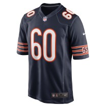 Men's Chicago Bears Bill Murray Number 60 Nike Navy Team Game Jersey