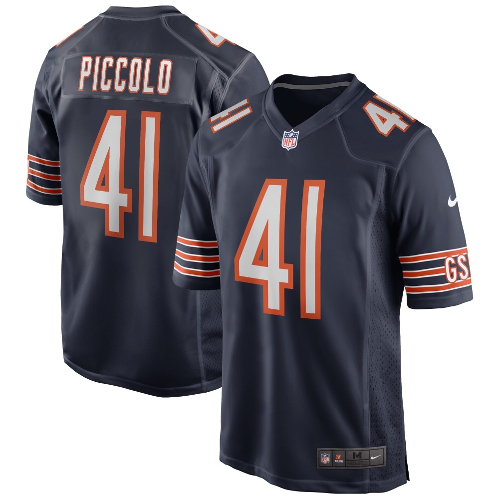 Men's Chicago Bears Brian Piccolo Number 41 Nike Navy Game Retired Player Jersey