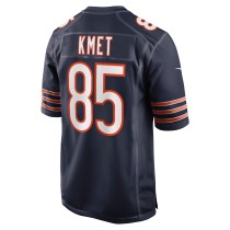 Men's Chicago Bears Cole Kmet Number 85 Nike Navy Player Game Jersey