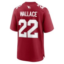 Men's Arizona Cardinals K'Von Wallace Number 22 Nike Cardinal Team Game Jersey