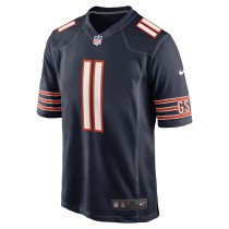 Men's Chicago Bears DeAndre Carter Number 11 Nike Navy Game Jersey