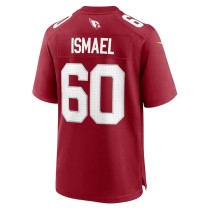 Men's Arizona Cardinals Keith Ismael Number 60 Nike Cardinal Team Game Jersey