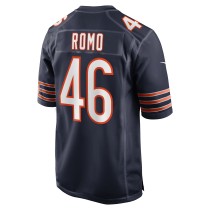 Men's Chicago Bears John Parker Romo Number 46 Nike Navy Team Game Jersey