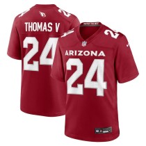 Men's Arizona Cardinals Starling Thomas V Number 24 Nike Cardinal Team Game Jersey