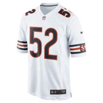 Men's Chicago Bears Khalil Mack Number 52 Nike White Game Jersey