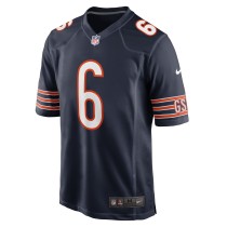 Men's Chicago Bears Kyler Gordon Number 6 Nike Navy Game Player Jersey