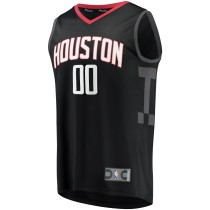 Men's Houston Rockets Fanatics Black Fast Break Replica Custom Jersey