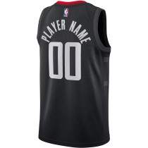 Men's Houston Rockets Jordan Brand Black Swingman Custom Jersey