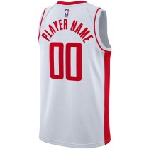 Men's Houston Rockets Nike White 202021 Swingman Custom Jersey