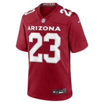 Men's Arizona Cardinals Corey Clement Number 23 Nike Cardinal Team Game Jersey