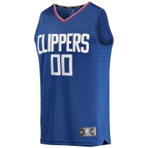 Men's LA Clippers Fanatics Royal Fast Break Custom Replica Jersey