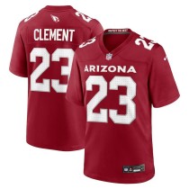 Men's Arizona Cardinals Corey Clement Number 23 Nike Cardinal Team Game Jersey