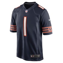 Men's Chicago Bears Dad Number 1 Nike Navy Game Jersey