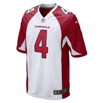 Men's Arizona Cardinals Rondale Moore Number 4 Nike White Game Jersey