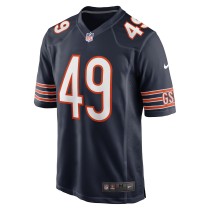 Men's Chicago Bears Tremaine Edmunds Number 49 Nike Navy Game Player Jersey