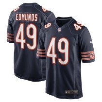 Men's Chicago Bears Tremaine Edmunds Number 49 Nike Navy Game Player Jersey